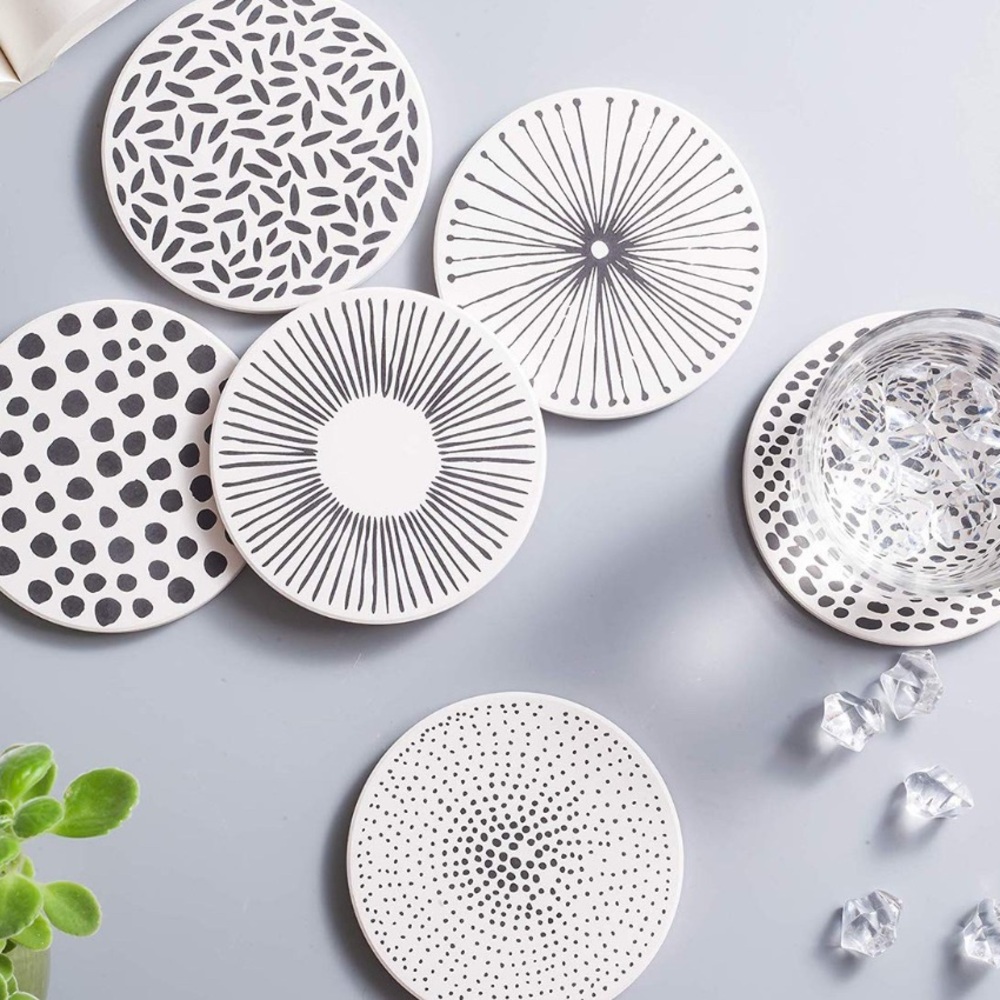 Pandoza | Absorbent Coasters | Quantity of 6